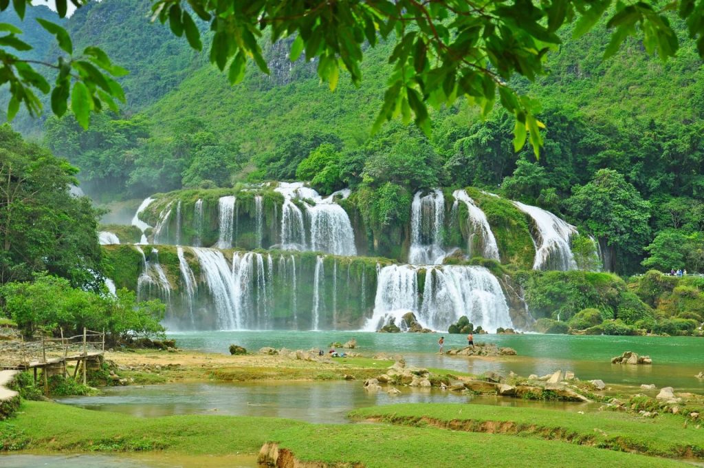 Ban Gioc Waterfall. North Vietnam Motorcycle Tour