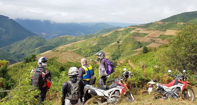 Motorcycle routes in North Vietnam