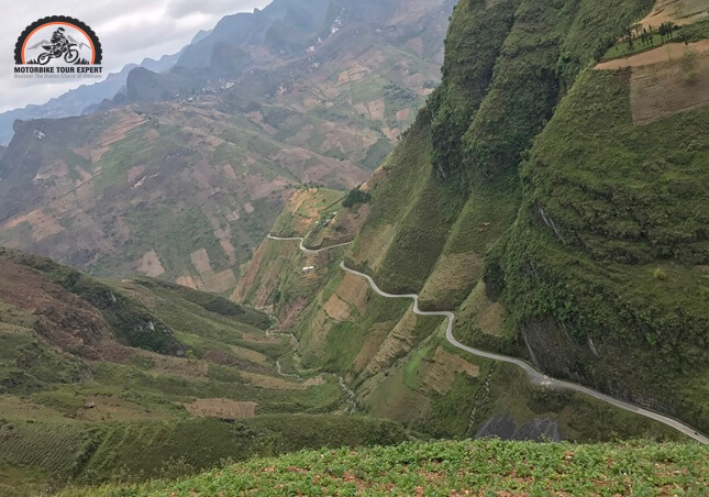 motorcycle route in North Vietnam