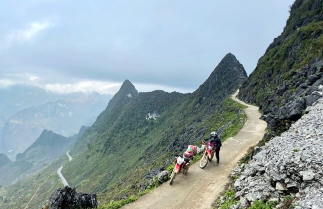 motorcycle routes in North Vietnam