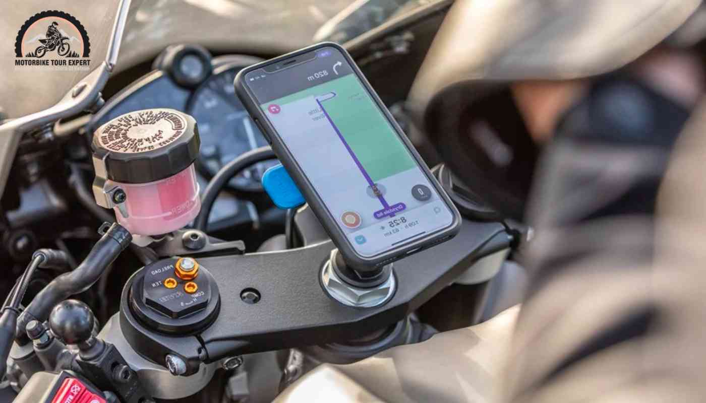 Motorcycle Phone Mount - a motorcycle gear to hold your phone