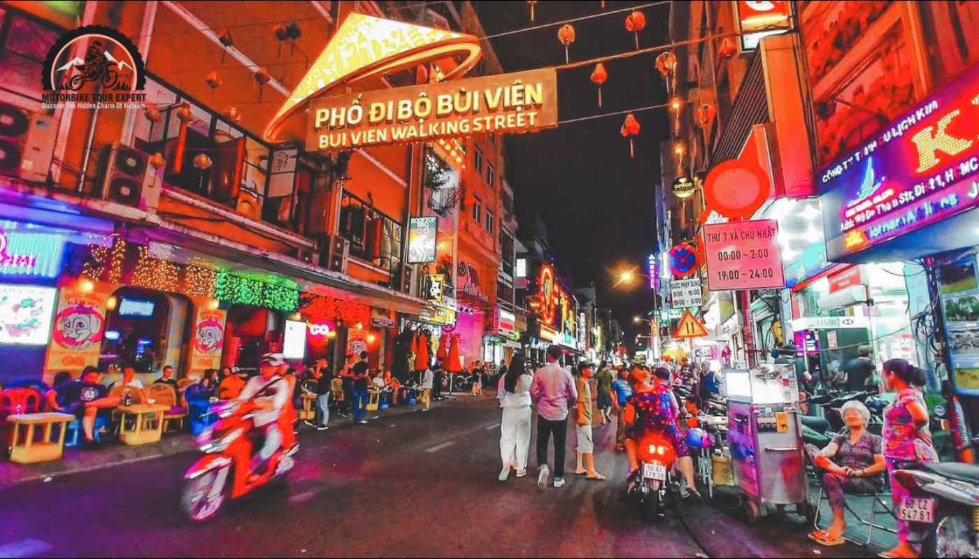 Spending a night out at Bui Vien Street - one of best things to do in Ho Chi Minh City