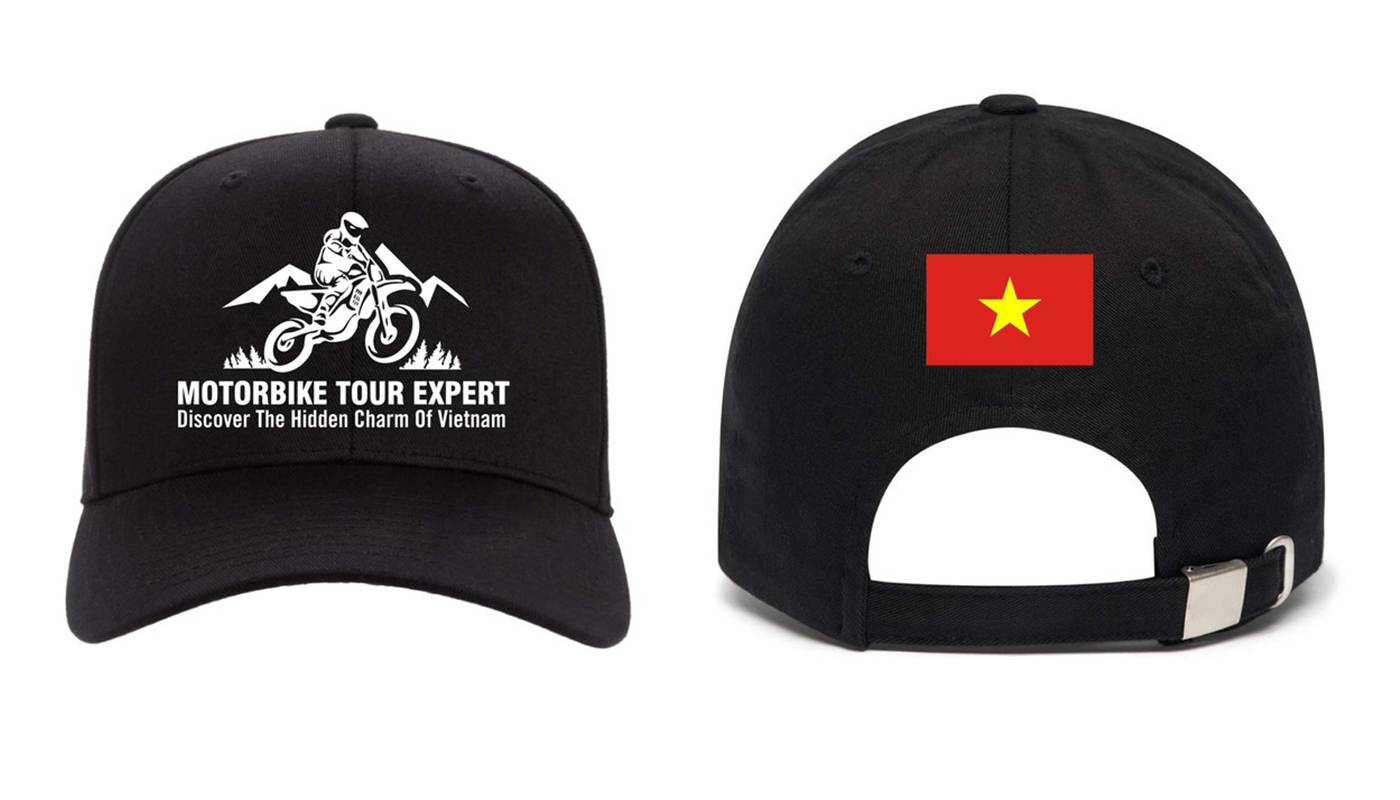 Motorbike Cap Design 1 - Vietnam Motorbike Tour Expert Biker Gear & Accessories