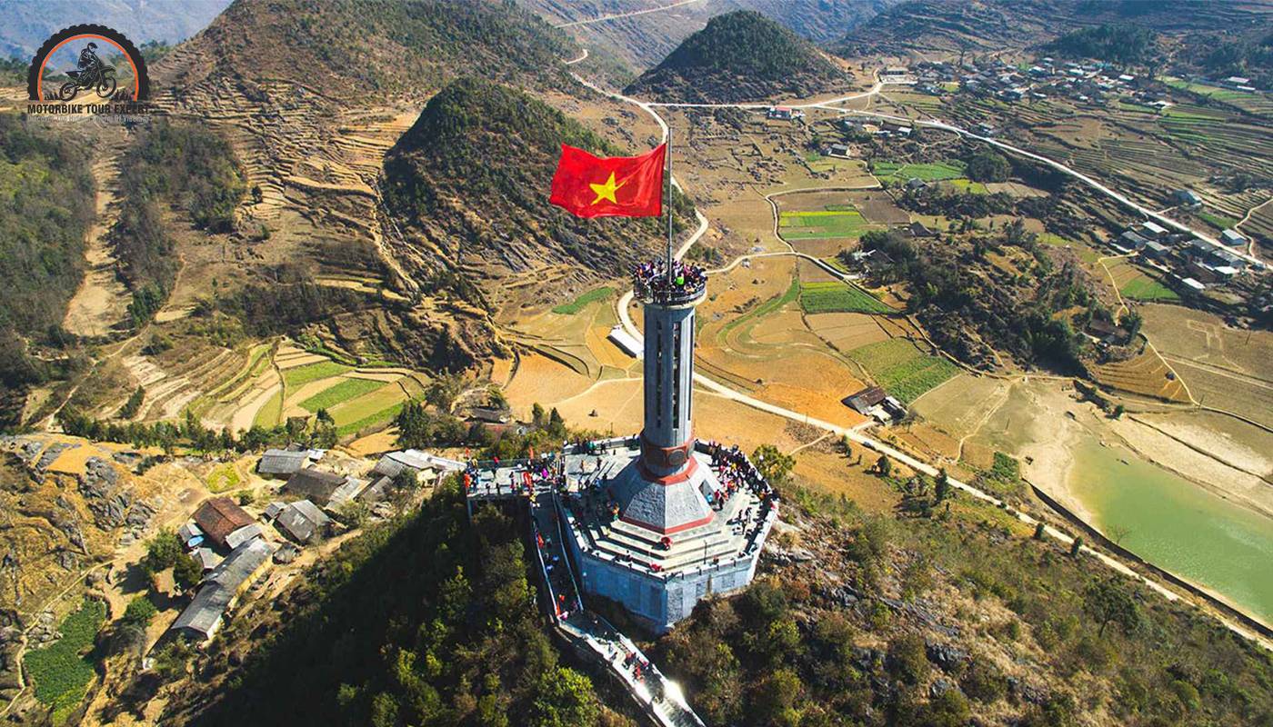 Embark Ha Giang motorbike tours to Lung Cu Flag Tower