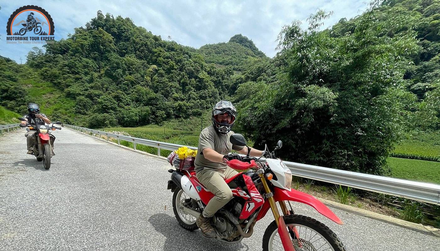 Why is riding motorbikes the first choice to explore Mai Chau Valley?