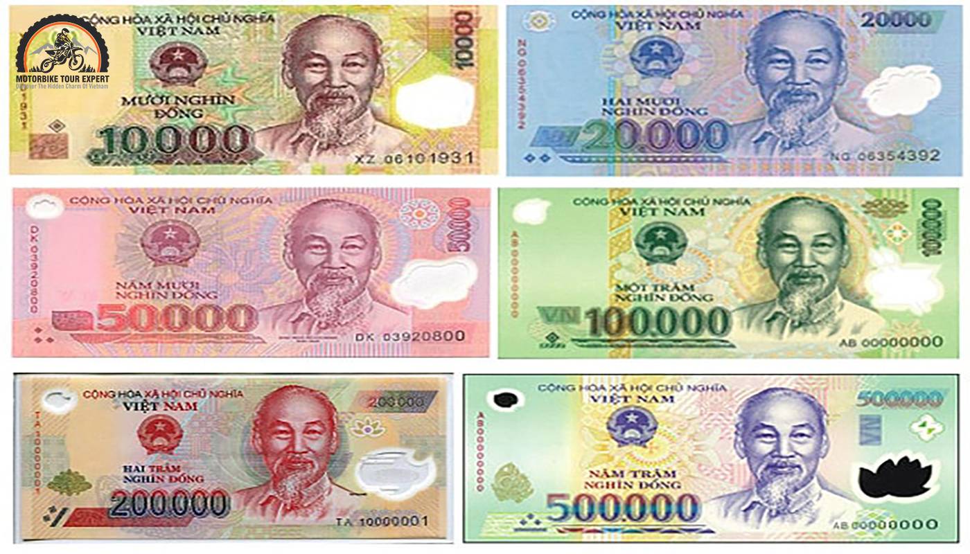 There are 6 face values of money in Vietnam