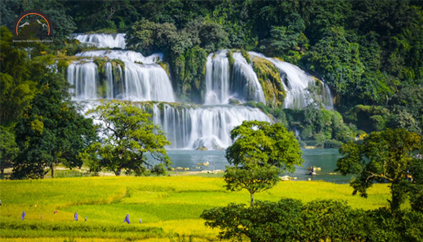 Ban Gioc Waterfall is a great destination for riders