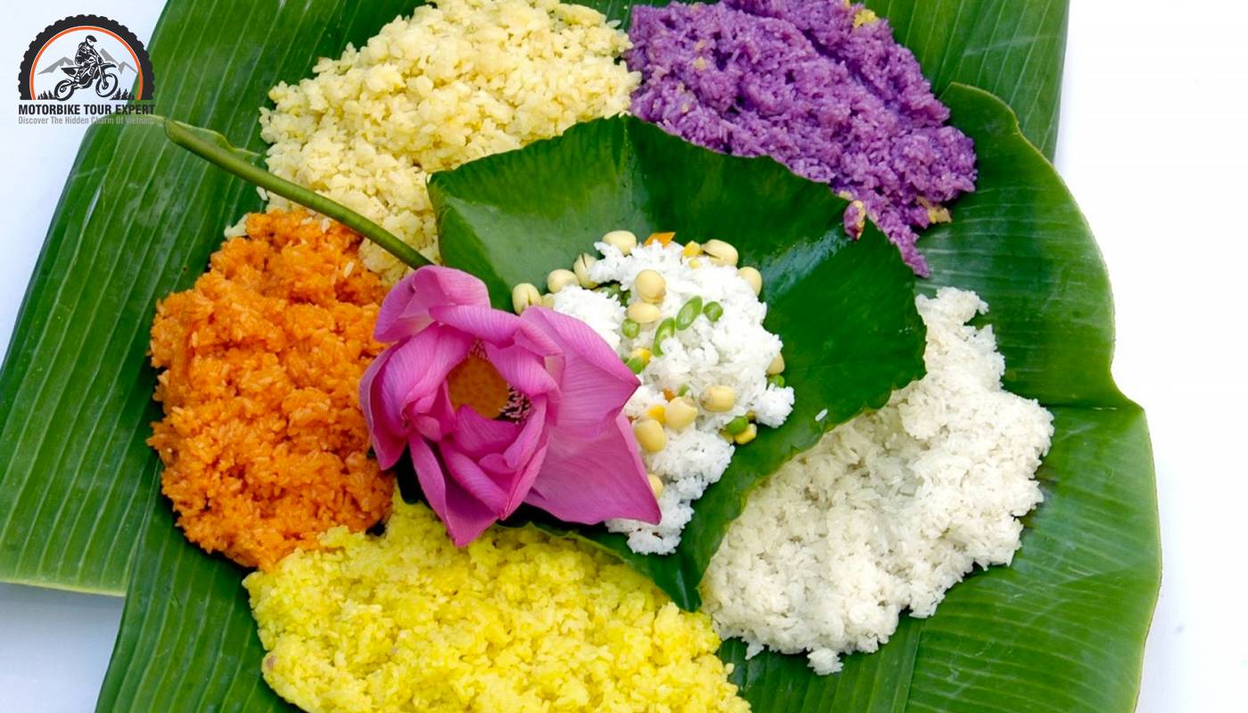 Five-color Sticky Rice in Du Gia