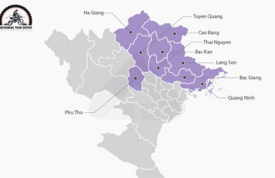 Off-road-Northeast Vietnam Map Overview