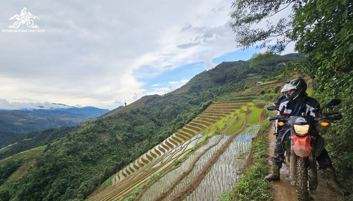 The time water poured is the Best time to join Mu Cang Chai Tours