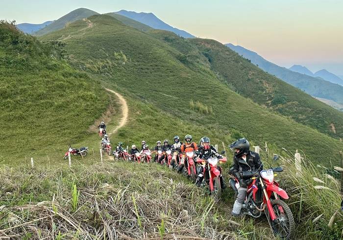 Offroad Motorcycle Exploring Northwest Vietnam