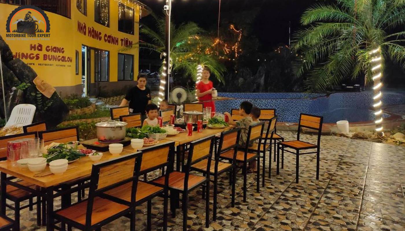 Ha Giang Wings Bungalow is one of the best restaurants in Ha Giang