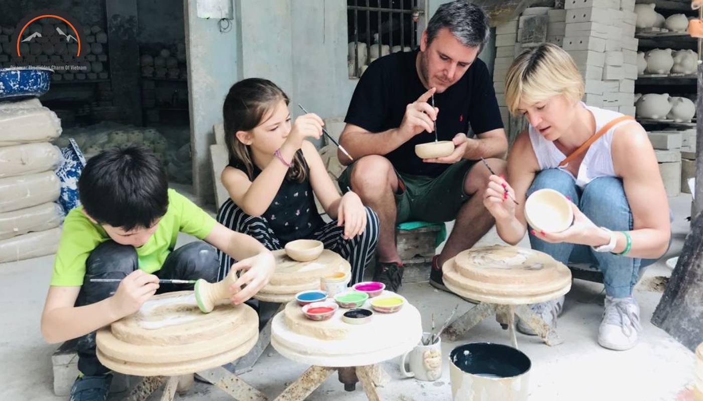 Engage in a hands-on experience at Lang Gom - Bat Trang Village
