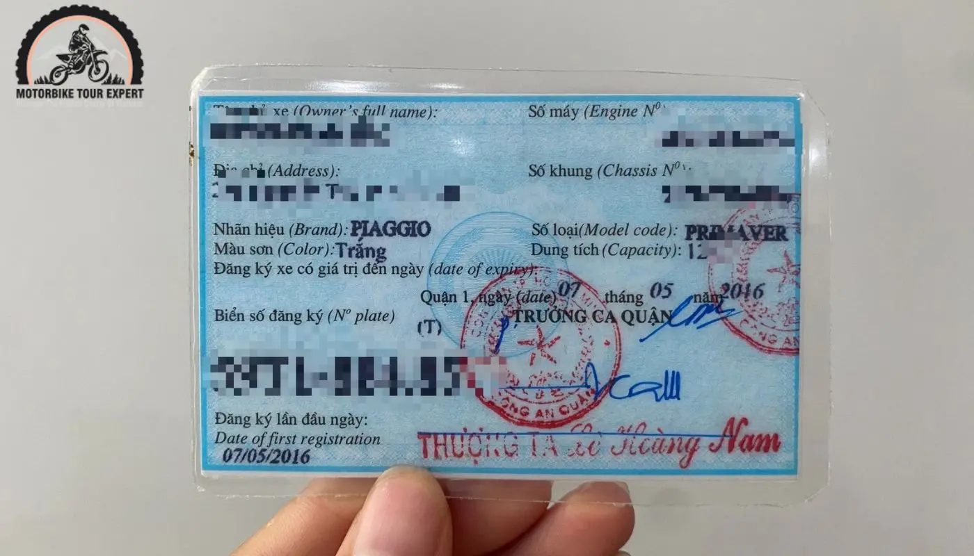 Losing your motorcycle's Bluecard in Vietnam is a daunting scenario, yet not without resolution