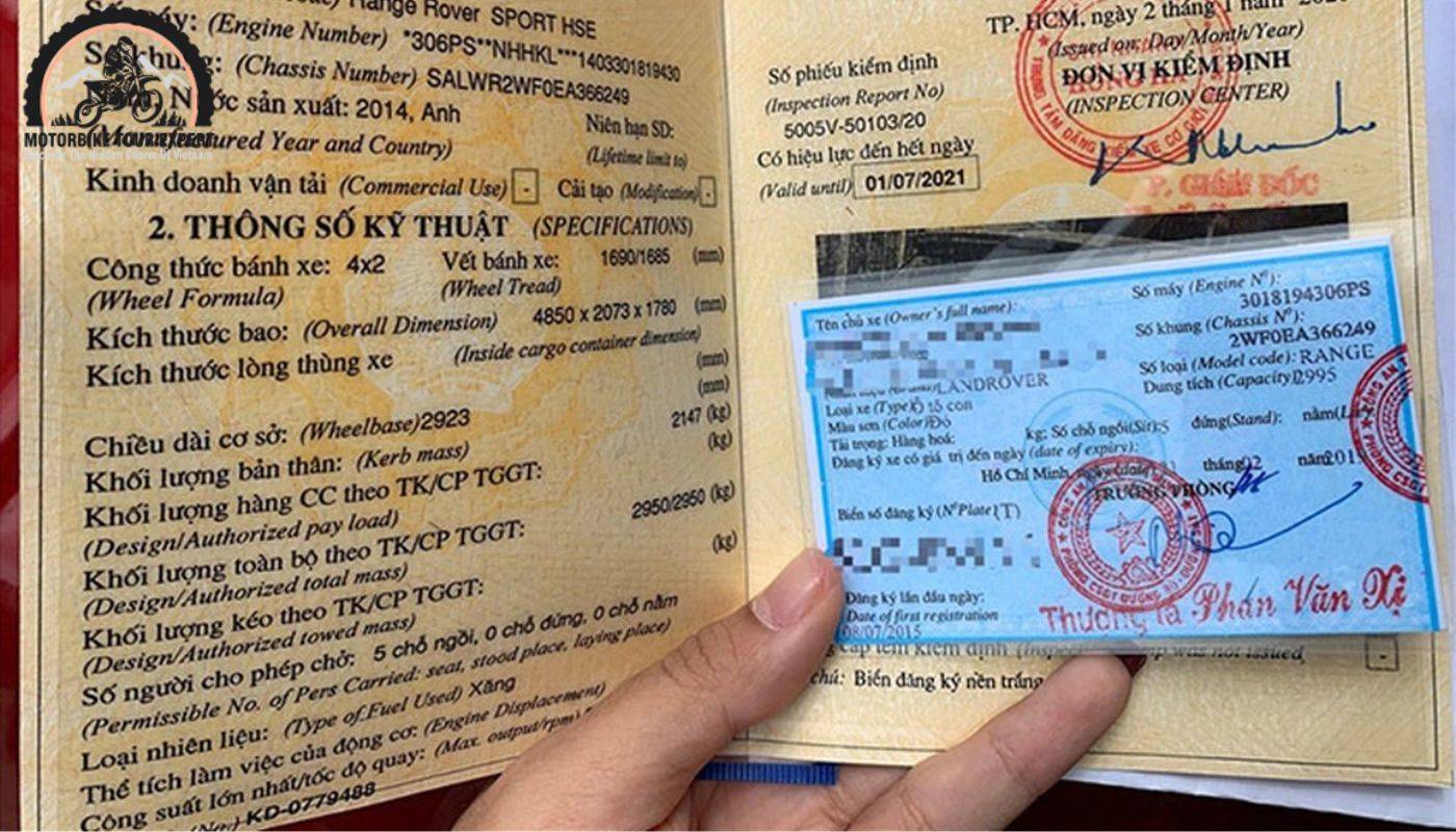 Vietnam motorbike bluecard ownership handovers