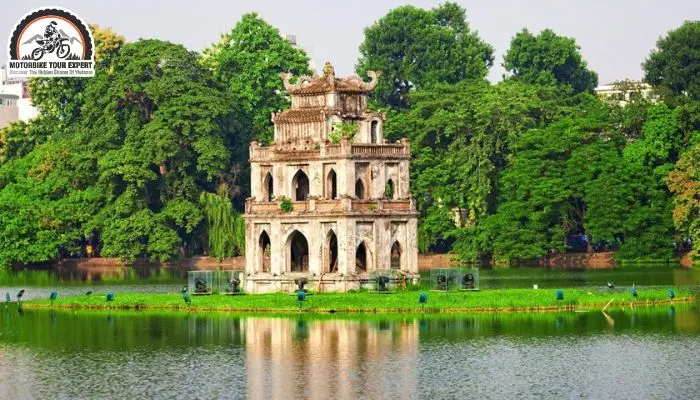 Just a short ride from the Old Quarter, Hoan Kiem Lake offers a refreshing change of pace