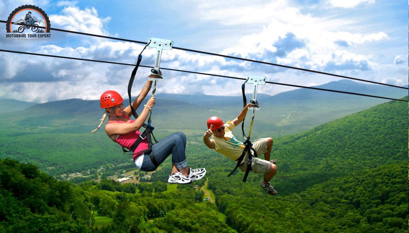 Soar above Sapa's lush canopy on an adrenaline-fueled zip-line