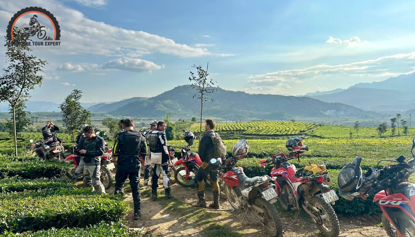 Ha Long Motorbike Route: Navigating Through Paradise|Exploring the motorbike routes in Ha Long is an exciting experience that is worth trying out|A​​ scenic shot of a motorbike on a winding road through the countryside