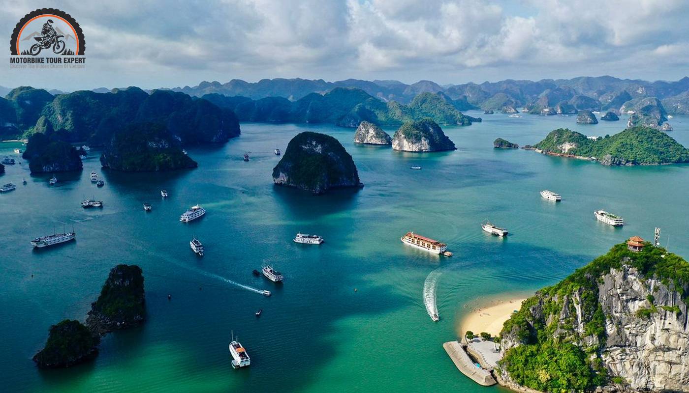 Ha Long Travel Guide: Your Key to Ha Long Bay's Beauty|Bring enough cash to have a more convenient trip|Ha Long seafood is fresh and delicious but not expensive|Monkey Island is one of the attractive destinations in Cat Ba|Motorbike enthusiasts can discover many exciting parts of Halong|The 5-star Ha Long cruise is a favorite transportation choice for many people when coming to the port|The best time to visit Ha Long Bay is during spring and autumn when the weather is pleasant and there are fewer crowds|The landscape of Ha Long Bay fascinates motorbike tourists|The right Ha Long travel guide aims to equip you with the information to experience the best of the majestic Halong Bay|Tips for a wonderful Ha Long motorbike tour
