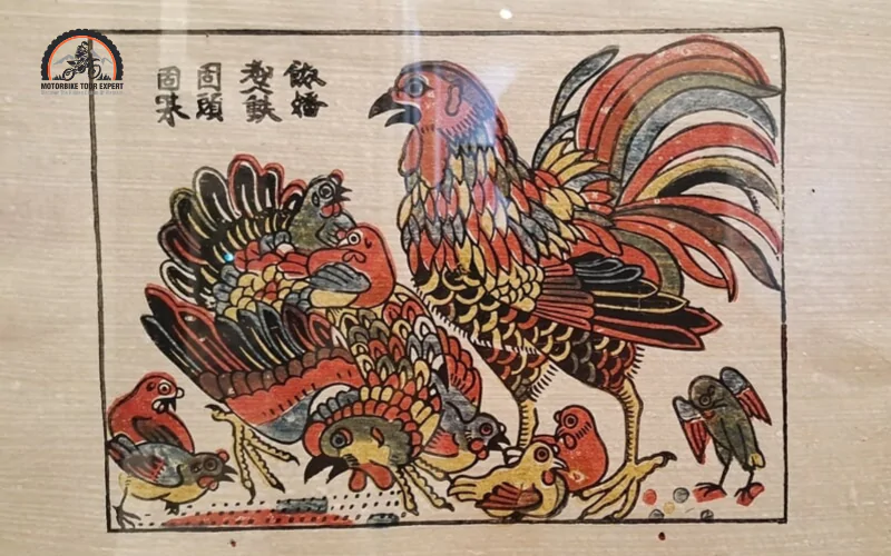 Poetry in Dong Ho Painting