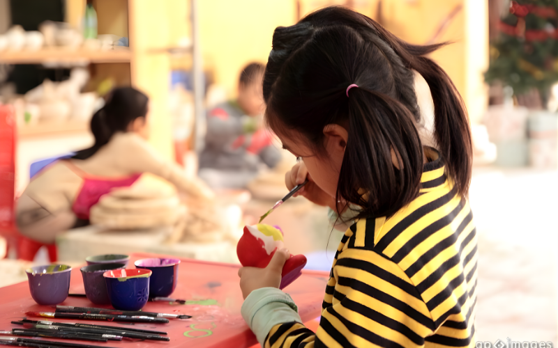 Joining a Pottery Making Workshop