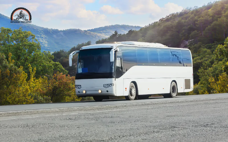Taking a public bus to Sapa from Lao Cai and then reach the summit of O Quy Ho Pass