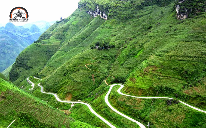 Pha Din Pass is located on National Highway 6 in Vietnam