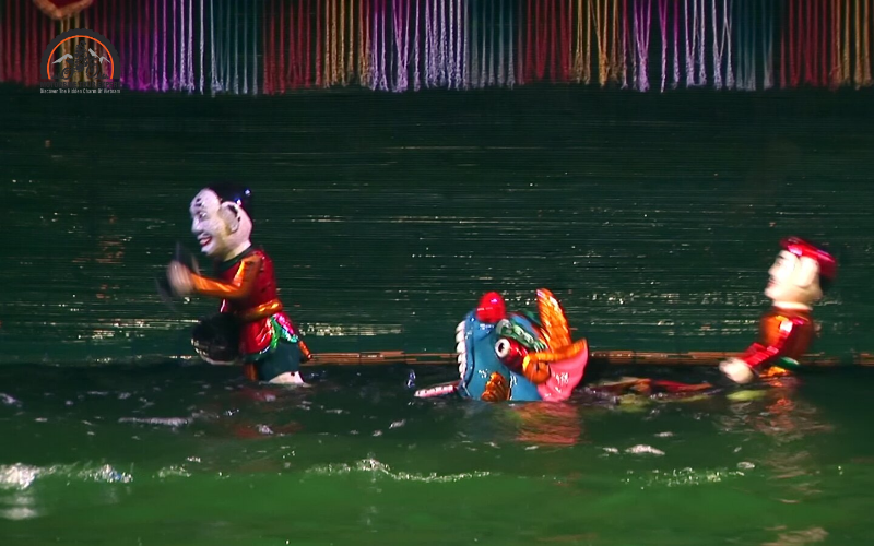 Water puppetry history