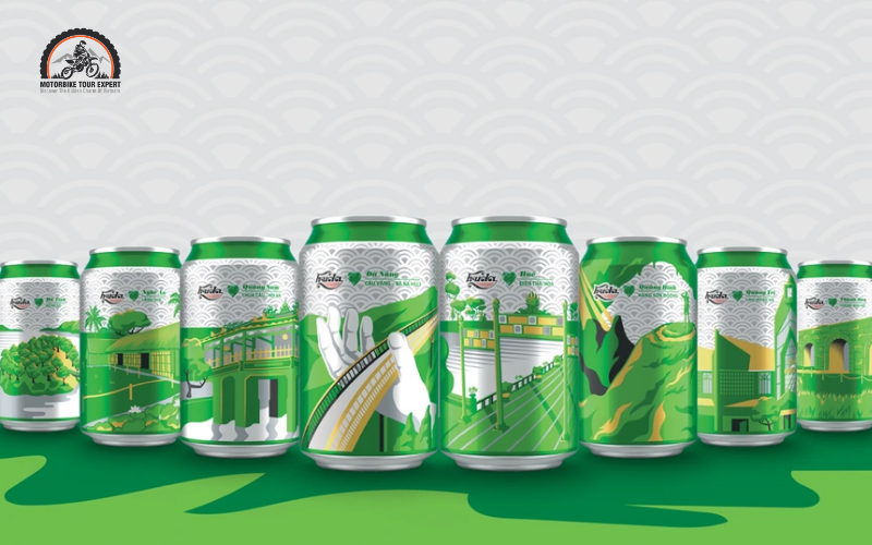 Huda Beer - the local beer closely associated with Hue 