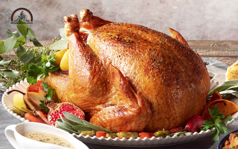 Roasted turkey has become a festive favorite in Vietnam