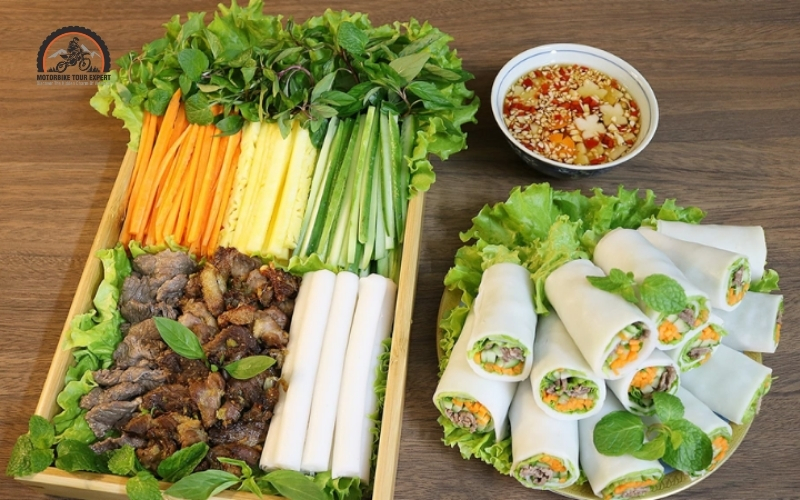 Rolled pho is a refreshing variation of traditional pho
