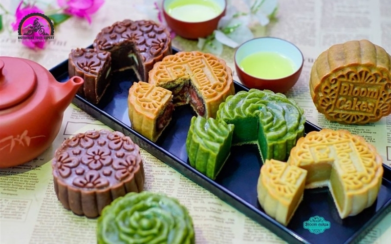 Mooncakes during Mid Autumn Festival in Vietnam