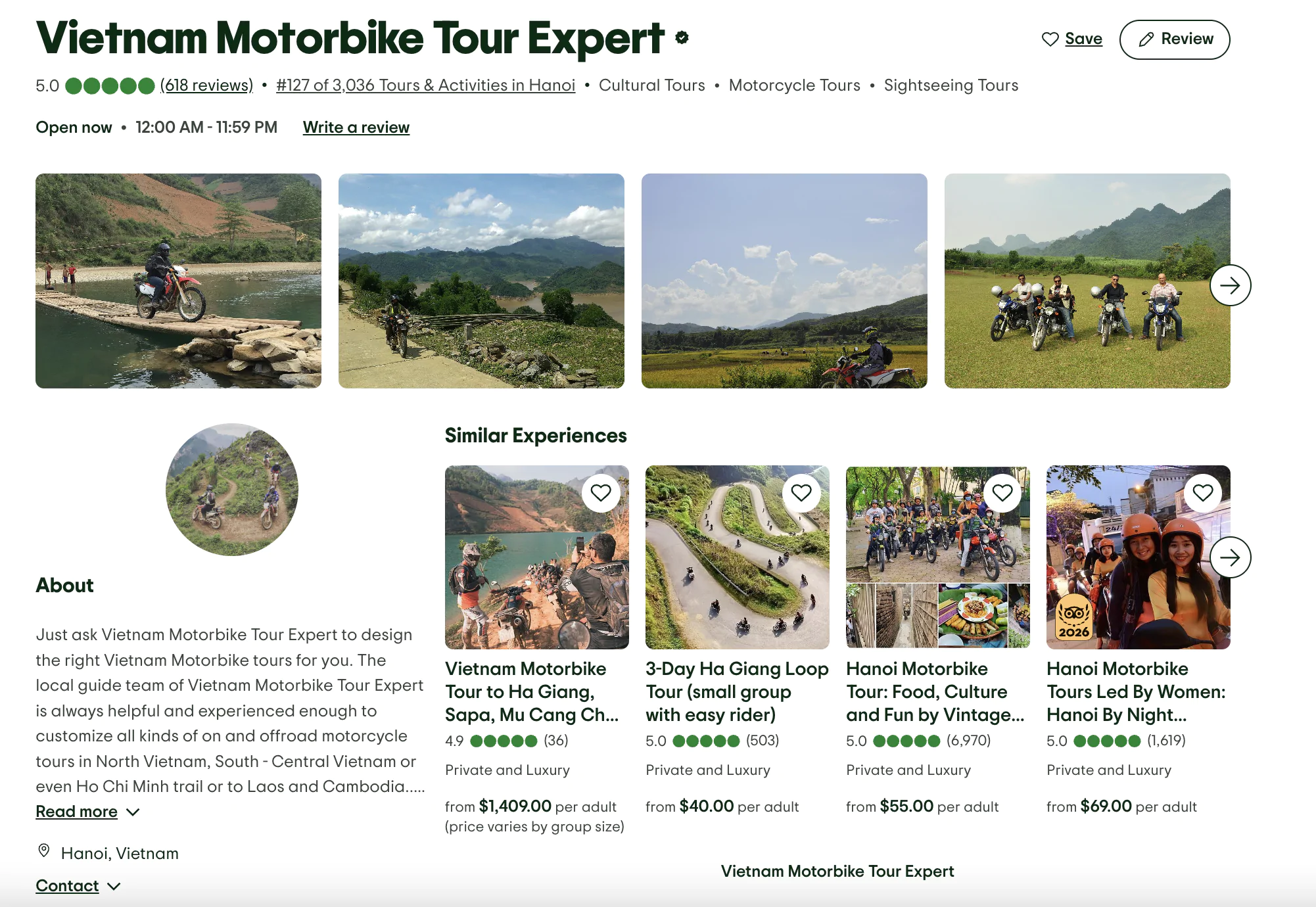 Vietnam Motorbike Tour Expert offers motorbike tours to explore Northern Vietnam.
